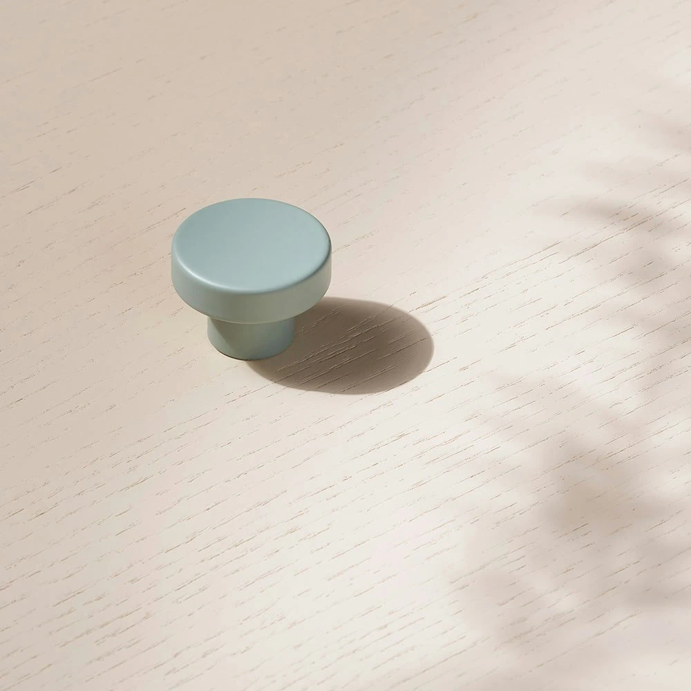 Circular Knopf, Toniton Grün 3 Circular Knopf, Toniton Grün