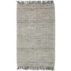 Bloomingville Maisy Teppich 90x150 Cm Grau 6 Bloomingville Maisy Teppich 90x150 Cm Grau -Möbel Verkauf bloomingville maisy rug grey polyester 1