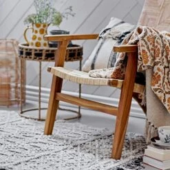 Bloomingville Maisy Teppich 90x150 Cm Grau 7 Bloomingville Maisy Teppich 90x150 Cm Grau -Möbel Verkauf bloomingville maisy rug grey polyester 2