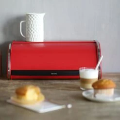 Brabantia Roll Topp Brotbox, Passion Red -Möbel Verkauf brabantia roll topp brotbox weiss 12