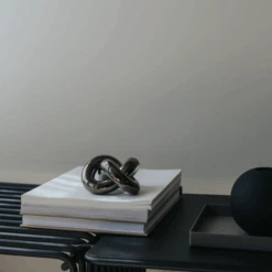Knot Table Dekoration Dark Silver, Small -Möbel Verkauf cooee design knot tischdekoration 5