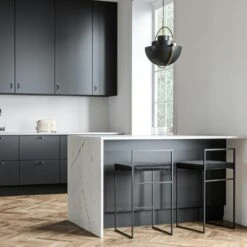 Barhocker Mit Rückenlehne 80 Cm, Schwarz / Schwarz Samt -Möbel Verkauf department barhocker niedrig hoch ruckenlehne 71