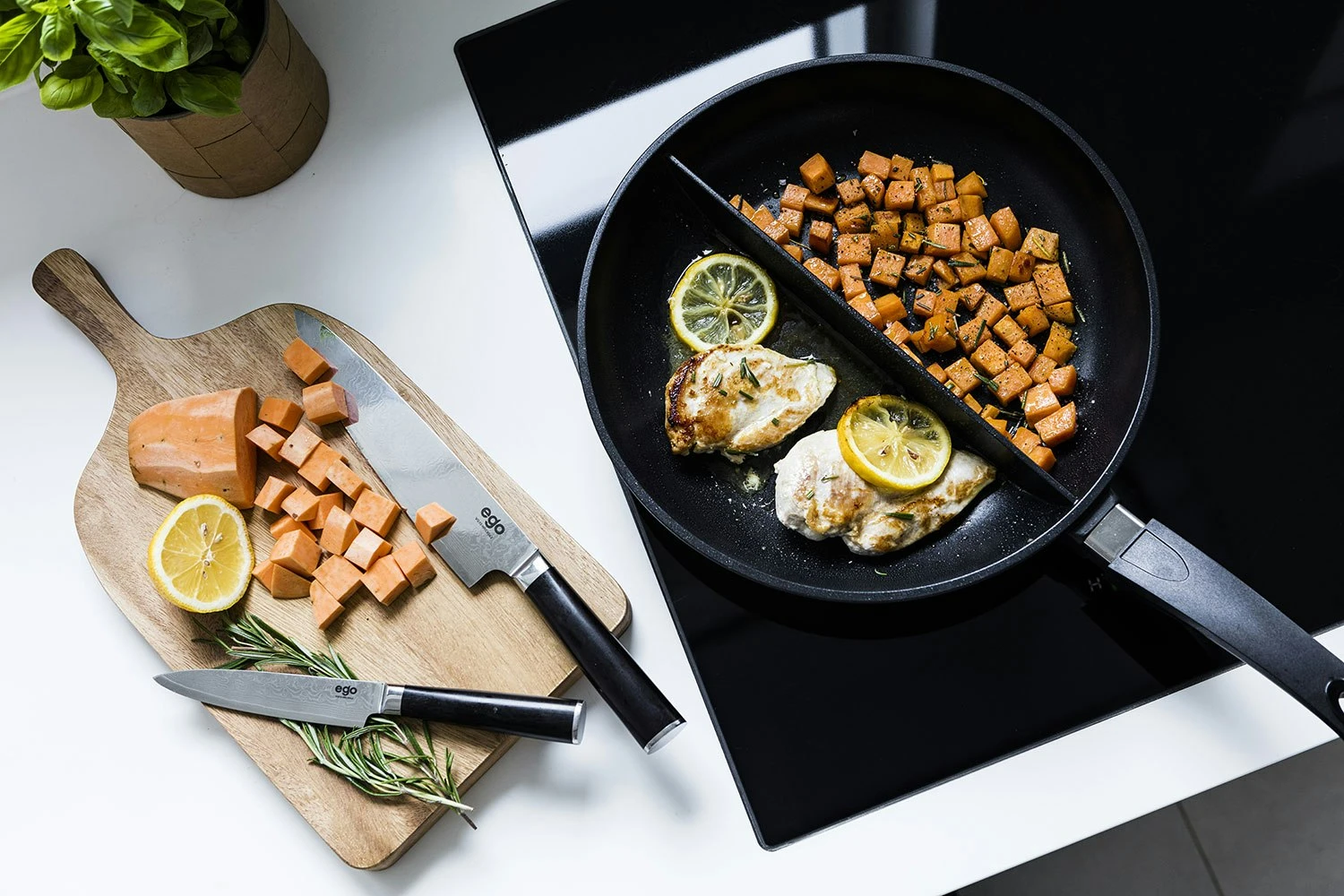 EGO Produce Pro Duo Bratpfanne 30 Cm 4 EGO Produce Pro Duo Bratpfanne 30 Cm – Bild 2