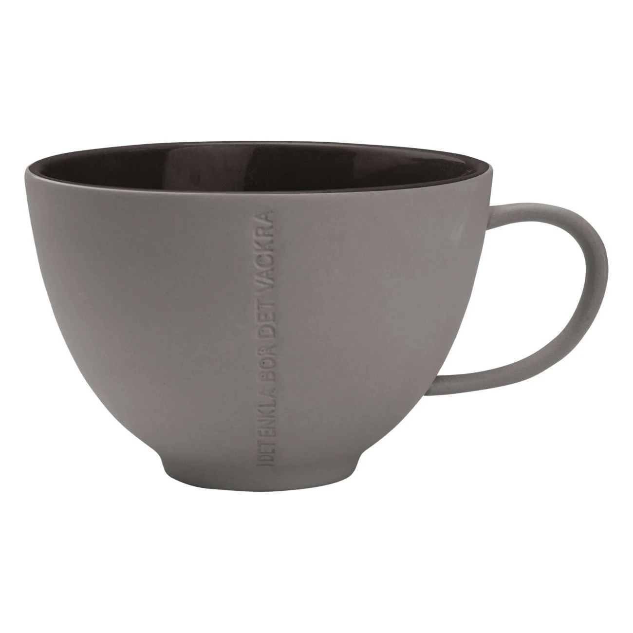 Ernst Zitat Teetasse "I Det Enkla", Dunkelgrau 3 Ernst Zitat Teetasse "I Det Enkla", Dunkelgrau