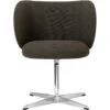 Ferm LIVING Rico Dining Swivel Bouclé Esszimmerstuhl, Dunkelgrau Melange -Möbel Verkauf ferm living rico dining swivel 1