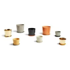 Hay Botanical Topf Mit Teller Hellgrau , 18 Cm -Möbel Verkauf hay pflanzentopfopf mit teller hellgrau 3