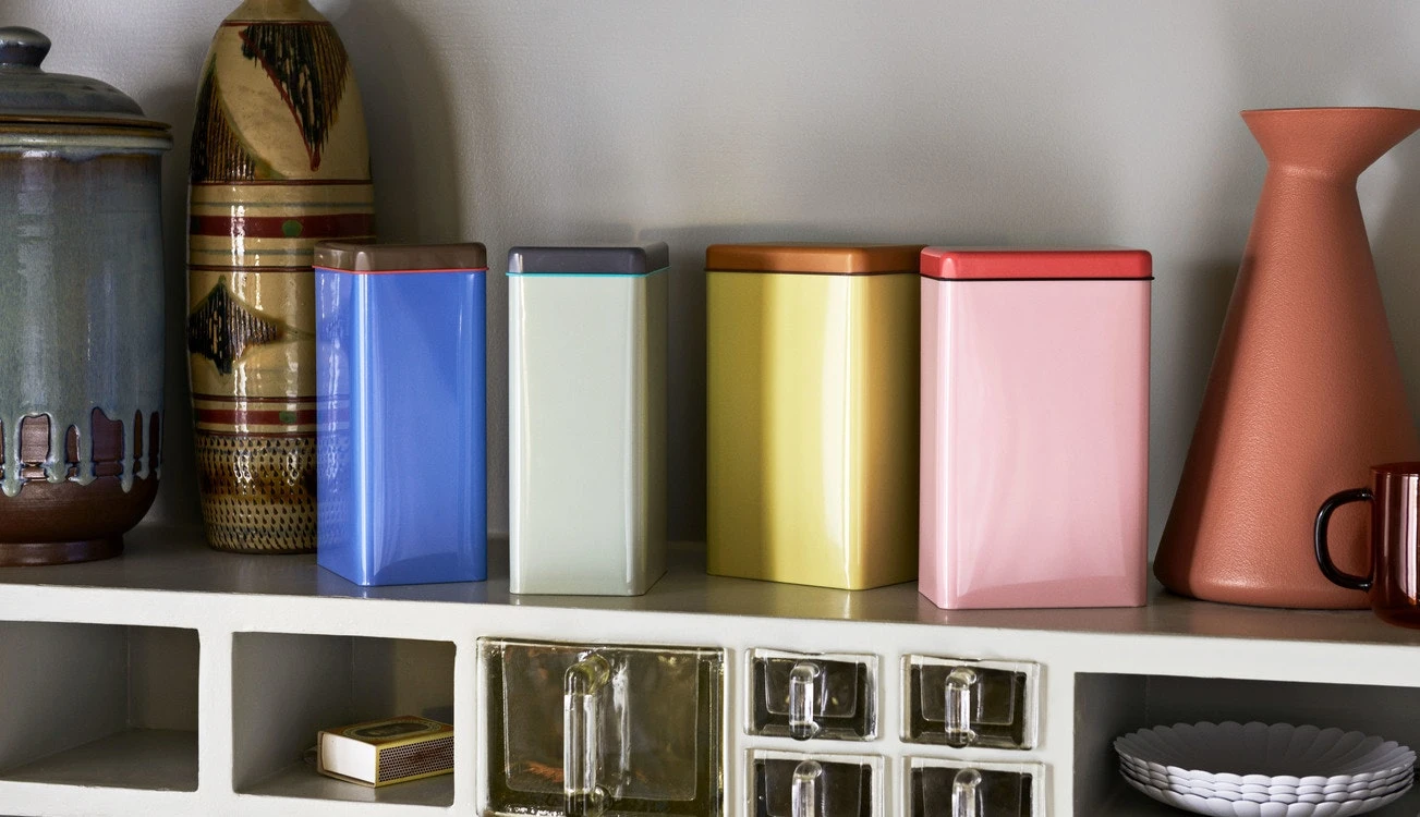 Hay Tin By Sowden Aufbewahrungsdose, Rosa/Rot 5 Hay Tin By Sowden Aufbewahrungsdose, Rosa/Rot – Bild 3