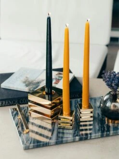 Cara Kerzenständer, Messing -Möbel Verkauf hilke collection cara kerzenstander 5