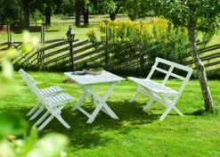 Torpet Tischgarnitur 4 Sitzplätze, Weiß -Möbel Verkauf hillerstorp torpet tischgarnitur 4 sitzplatze 4