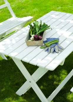 Torpet Tischgarnitur 4 Sitzplätze, Weiß -Möbel Verkauf hillerstorp torpet tischgarnitur 4 sitzplatze 6