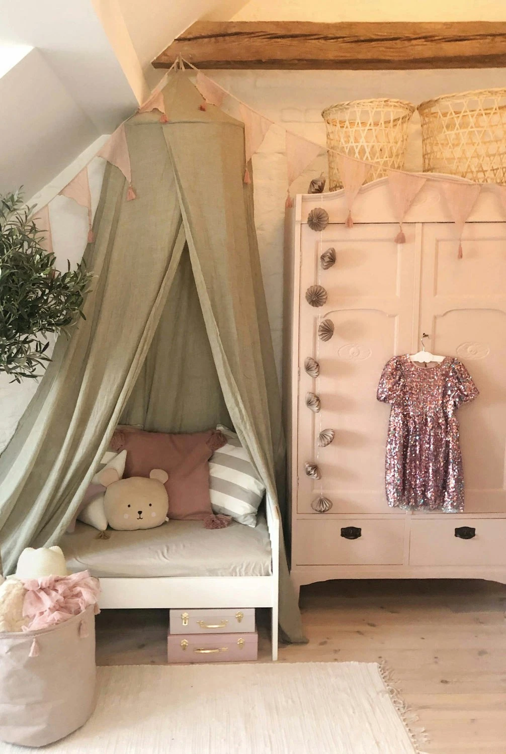 JaBaDaBaDo Canopy Betthimmel, Weiß 4 JaBaDaBaDo Canopy Betthimmel, Weiß – Bild 2