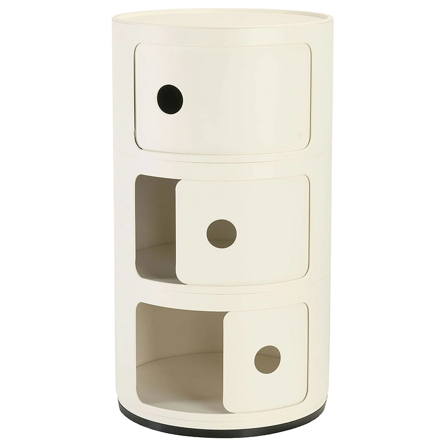 Kartell Componibili Modular System 3 Compartments, Matt White 4 Kartell Componibili Modular System 3 Compartments, Matt White – Bild 2