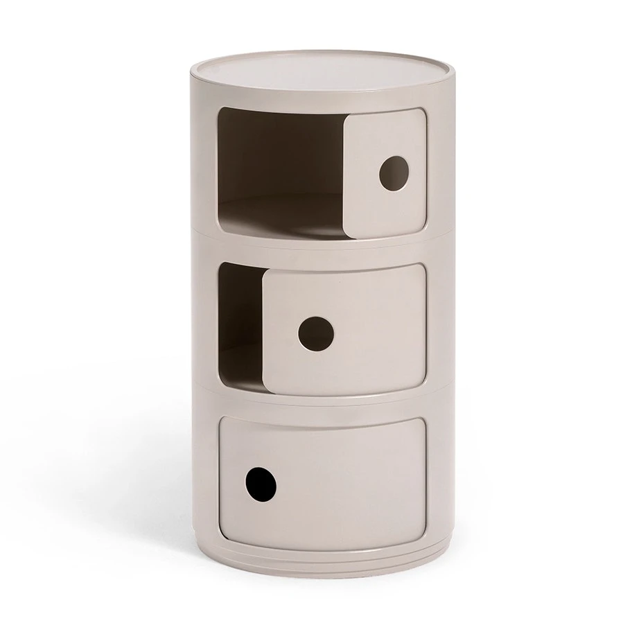 Kartell Componibili Bio Container, Creme 4 Kartell Componibili Bio Container, Creme – Bild 2