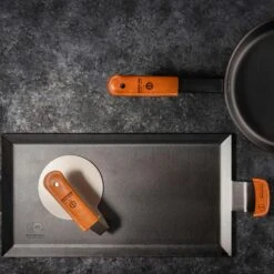 Kockums Jernverk Grillpresse Mit Griff Aus Tärnsjö-Leder -Möbel Verkauf kockums jernverk grillpresse 6