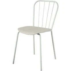Maze Same Esszimmerstuhl, Weiß/Weiß-Eiche -Möbel Verkauf maze same dining chair 3