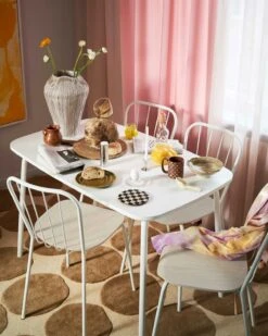 Maze Same Esszimmerstuhl, Weiß/Weiß-Eiche -Möbel Verkauf maze same dining chair 4