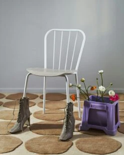 Maze Same Esszimmerstuhl, Weiß/Weiß-Eiche -Möbel Verkauf maze same dining chair 5