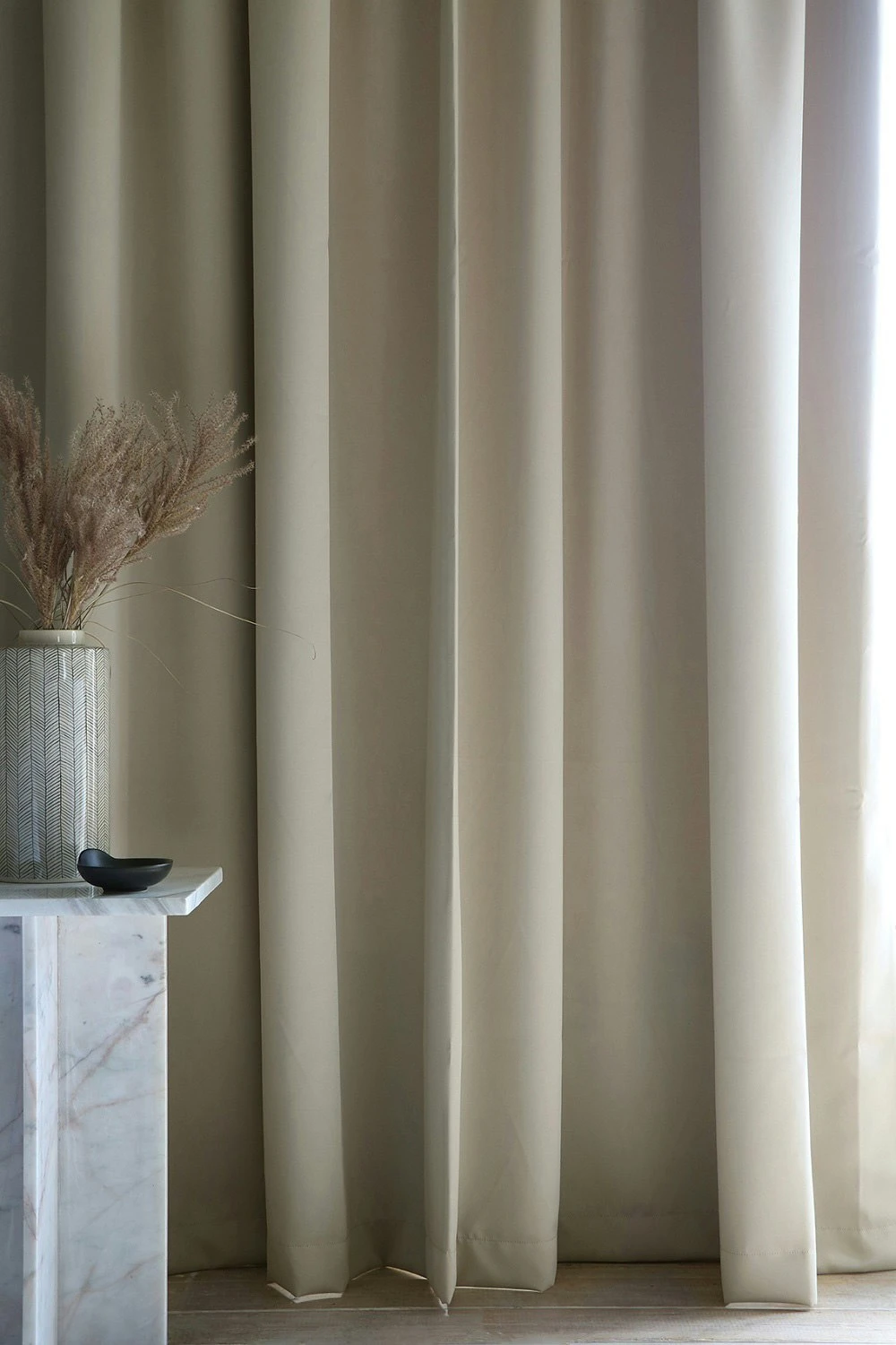 Hotel Blackout-Vorhang 290x290 Cm, Sandnaturfarben 5 Hotel Blackout-Vorhang 290x290 Cm, Sandnaturfarben – Bild 3