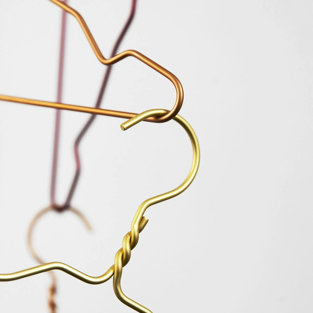 Nomess Kleiderbügel 5er-Pack, Aluminium 6 Nomess Kleiderbügel 5er-Pack, Aluminium – Bild 4