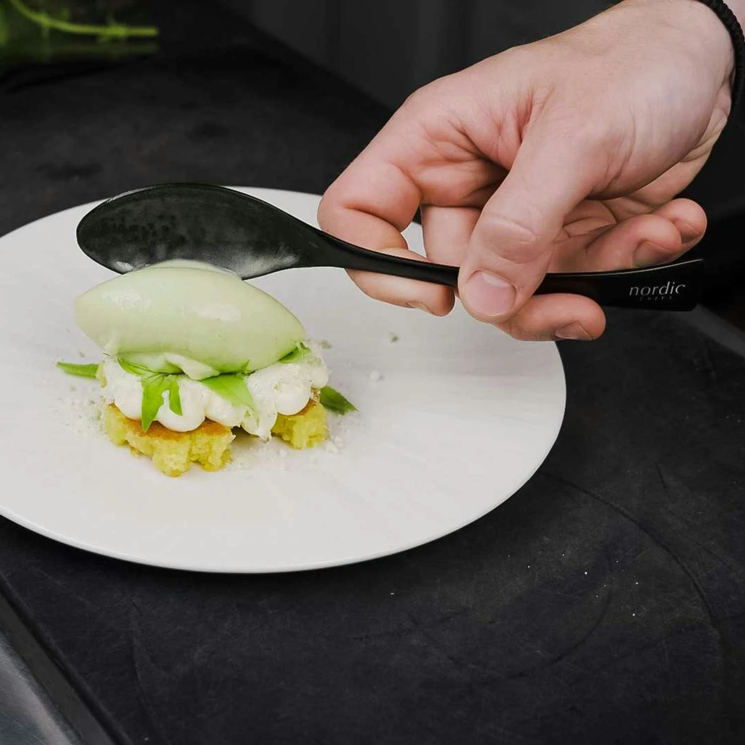 Quenelle-Löffel, 20 Cm 4 Quenelle-Löffel, 20 Cm – Bild 2