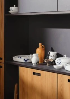 Royal Copenhagen Blue Fluted Mega Ofenform, 30x30 Cm -Möbel Verkauf royal copenhagen blue fluted mega oven form square 30x30cm 2