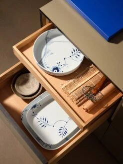 Royal Copenhagen Blue Fluted Mega Ofenform, 30x30 Cm -Möbel Verkauf royal copenhagen blue fluted mega oven form square 30x30cm 3