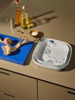 Royal Copenhagen Blue Fluted Mega Ofenform, 30x30 Cm -Möbel Verkauf royal copenhagen blue fluted mega oven form square 30x30cm 5